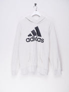 Adidas printed big Logo light grey Hoodie - Peeces