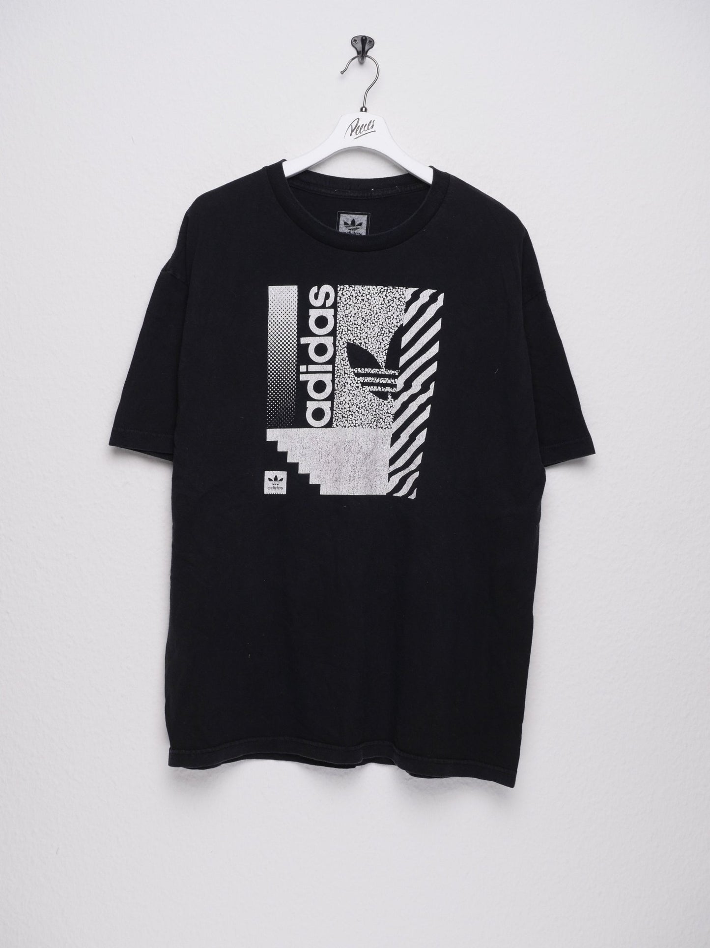 adidas printed Graphic black Shirt - Peeces