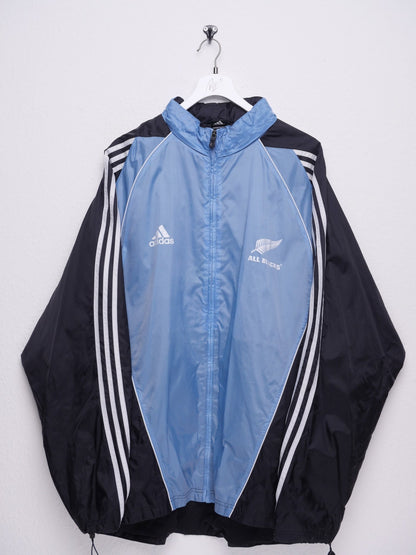 Adidas printed Logo 'All Blacks' Rugby two toned Track Jacket - Peeces