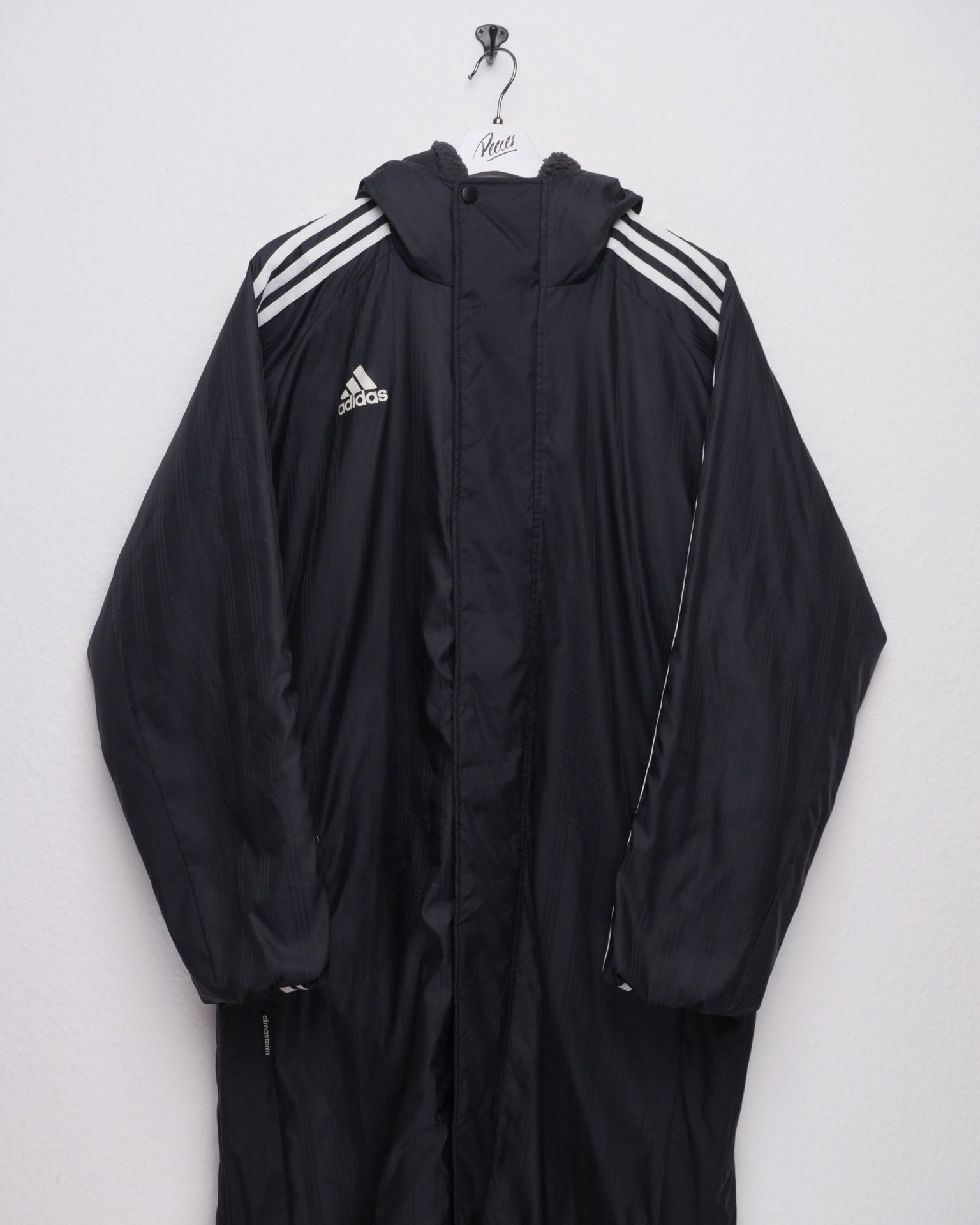 Adidas printed Logo black Maxi Heavy Jacke - Peeces