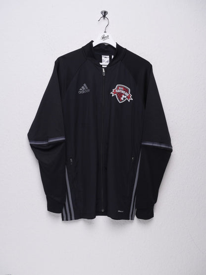 Adidas printed Logo black Soccer Track Jacket - Peeces