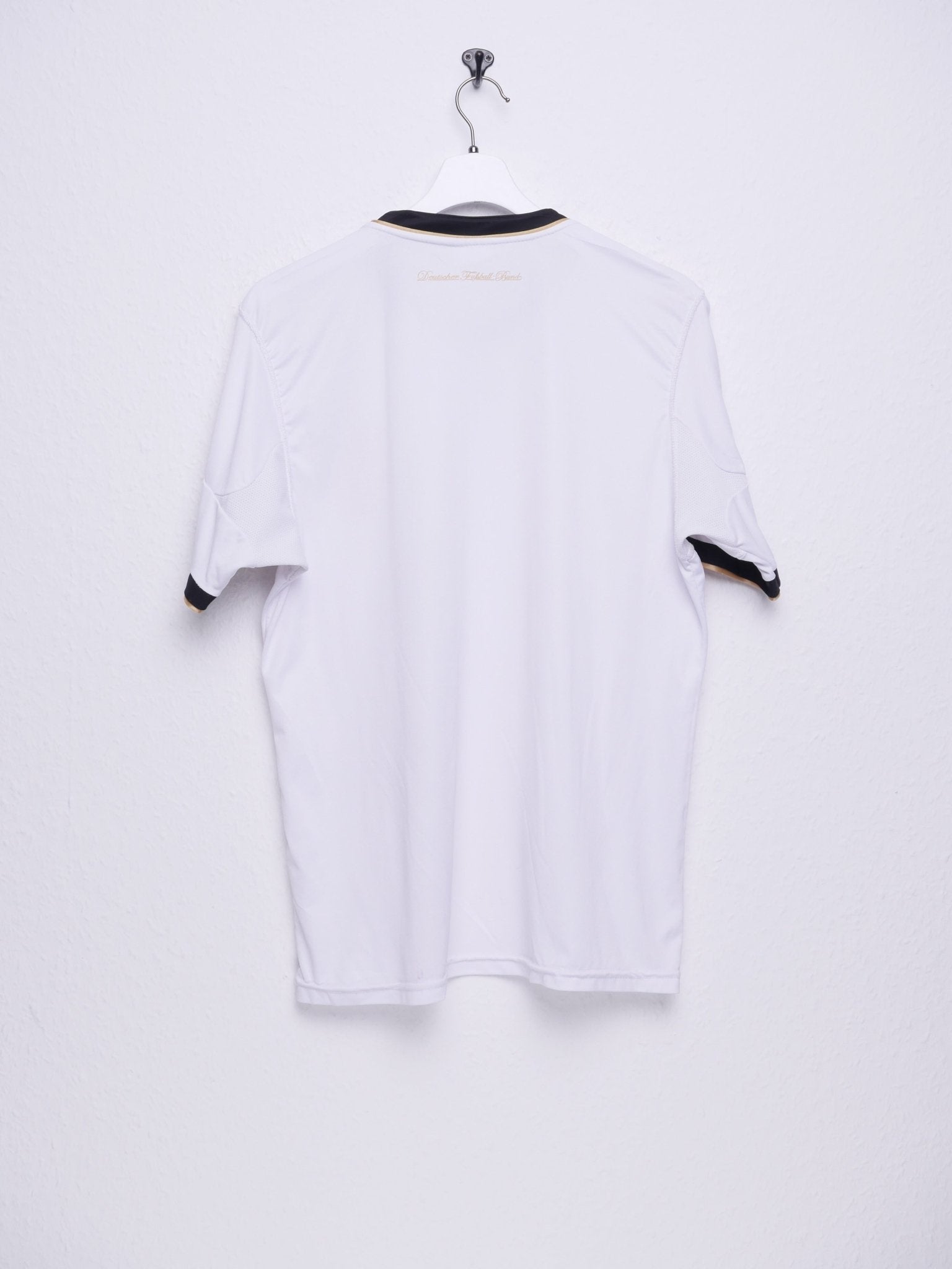 Adidas printed Logo 'German National Team' white Jersey Shirt - Peeces