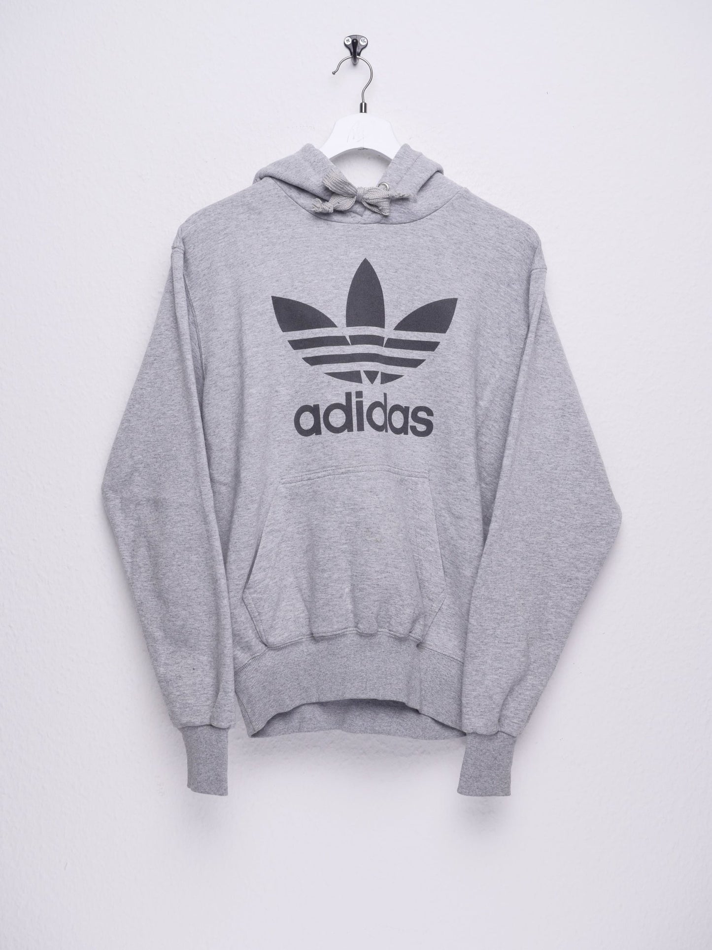 Adidas printed Logo grey basic Hoodie - Peeces