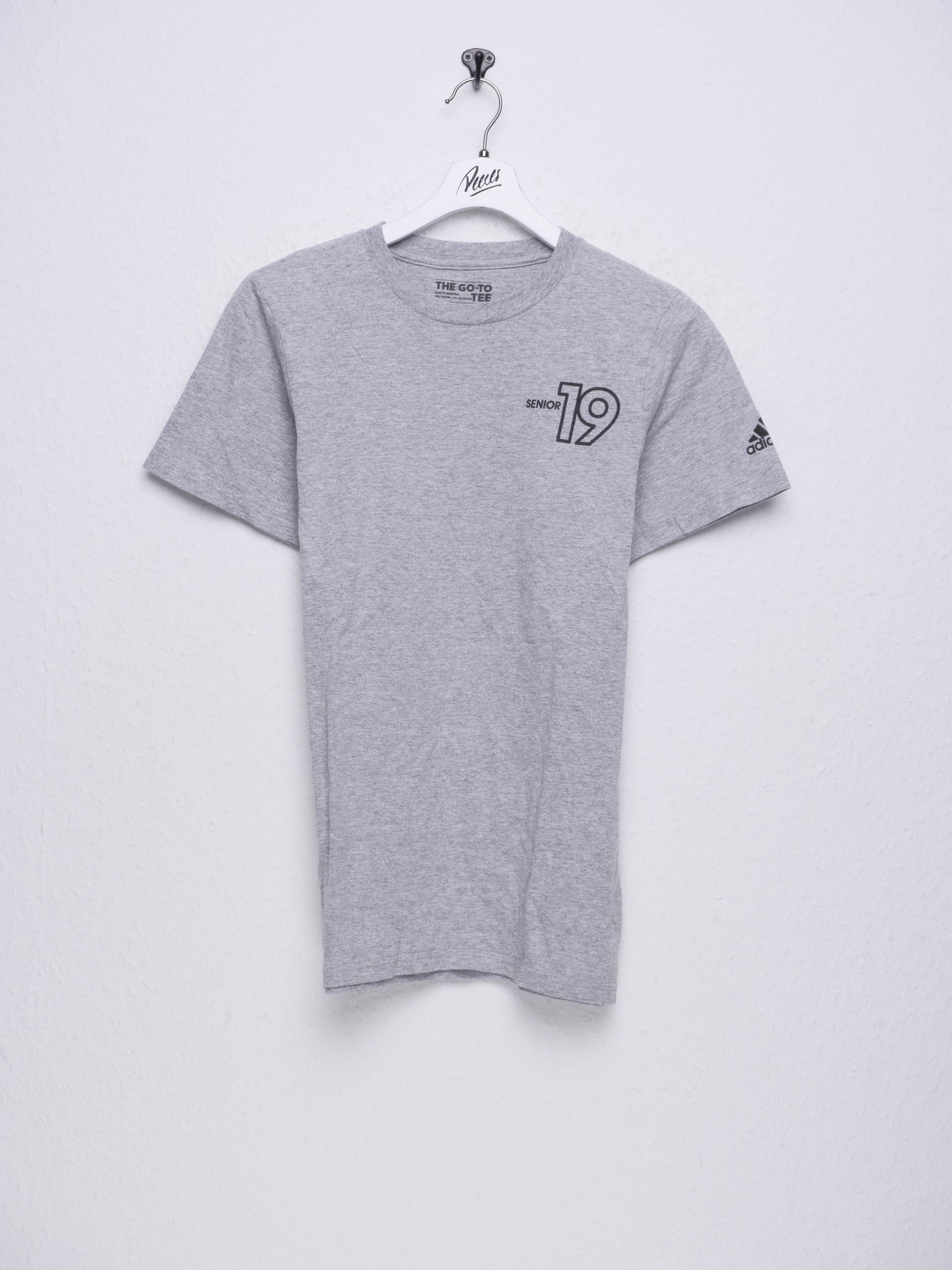 Adidas printed Logo grey Shirt - Peeces
