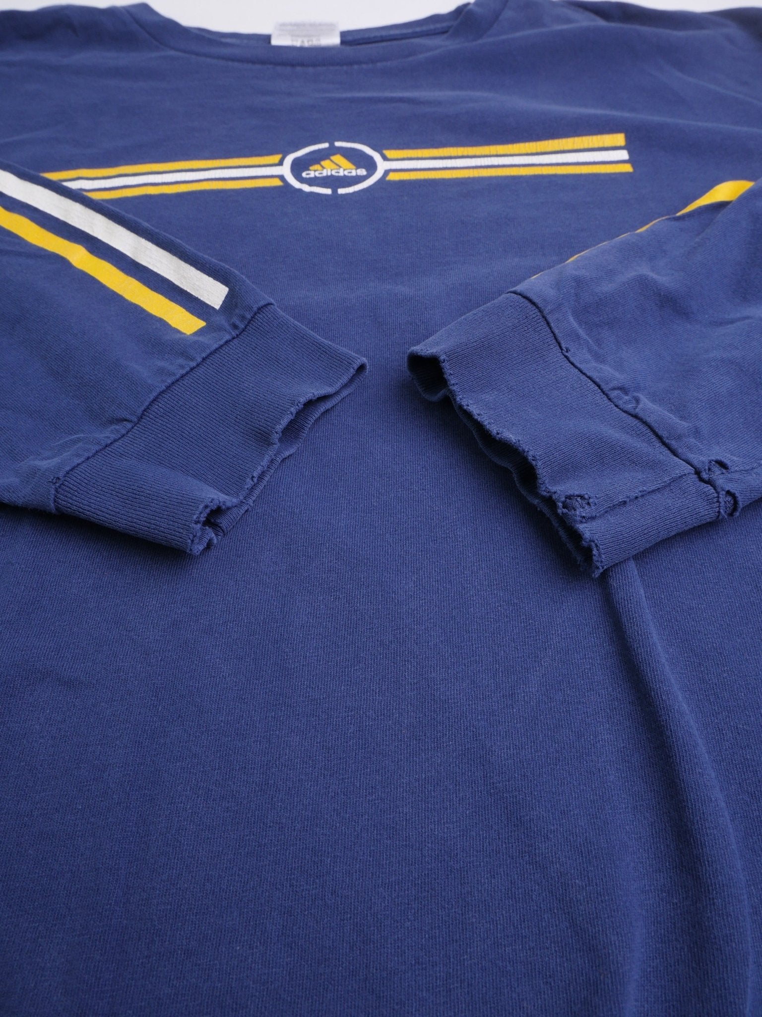 Adidas printed Logo navy L/S Shirt - Peeces