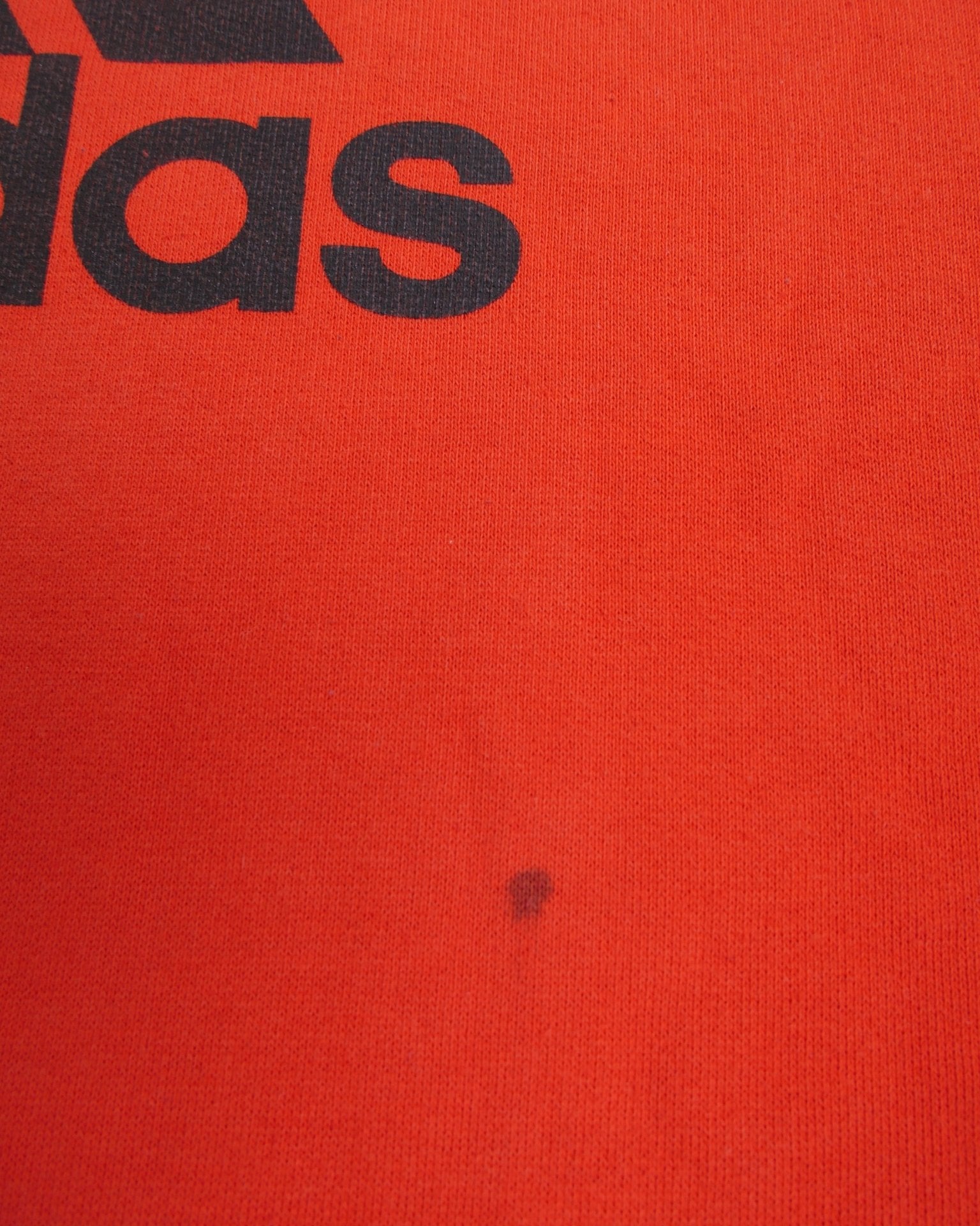 Adidas printed Logo orange basic Hoodie - Peeces