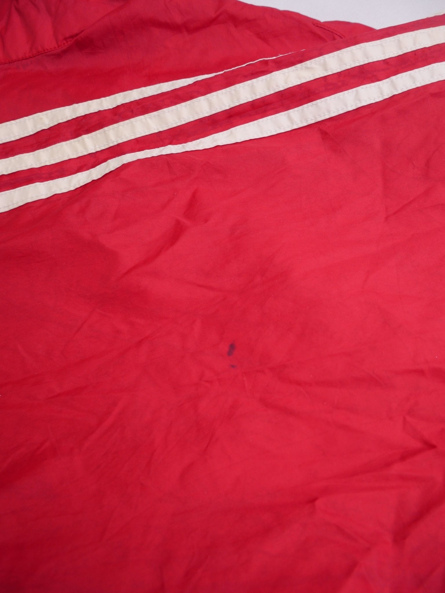 Adidas printed Logo red Track Jacke - Peeces