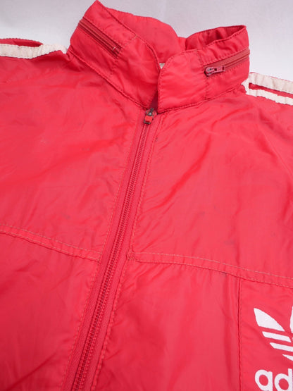 adidas printed Logo red Track Jacket - Peeces