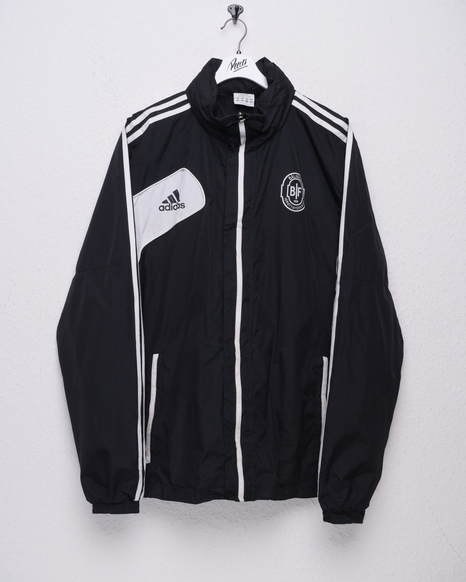 Adidas printed Logo two toned Soccer Track Jacket - Peeces