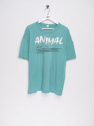 animal printed Spellout Shirt - Peeces