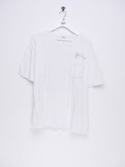 Anvil printed Fish Graphic white Shirt - Peeces