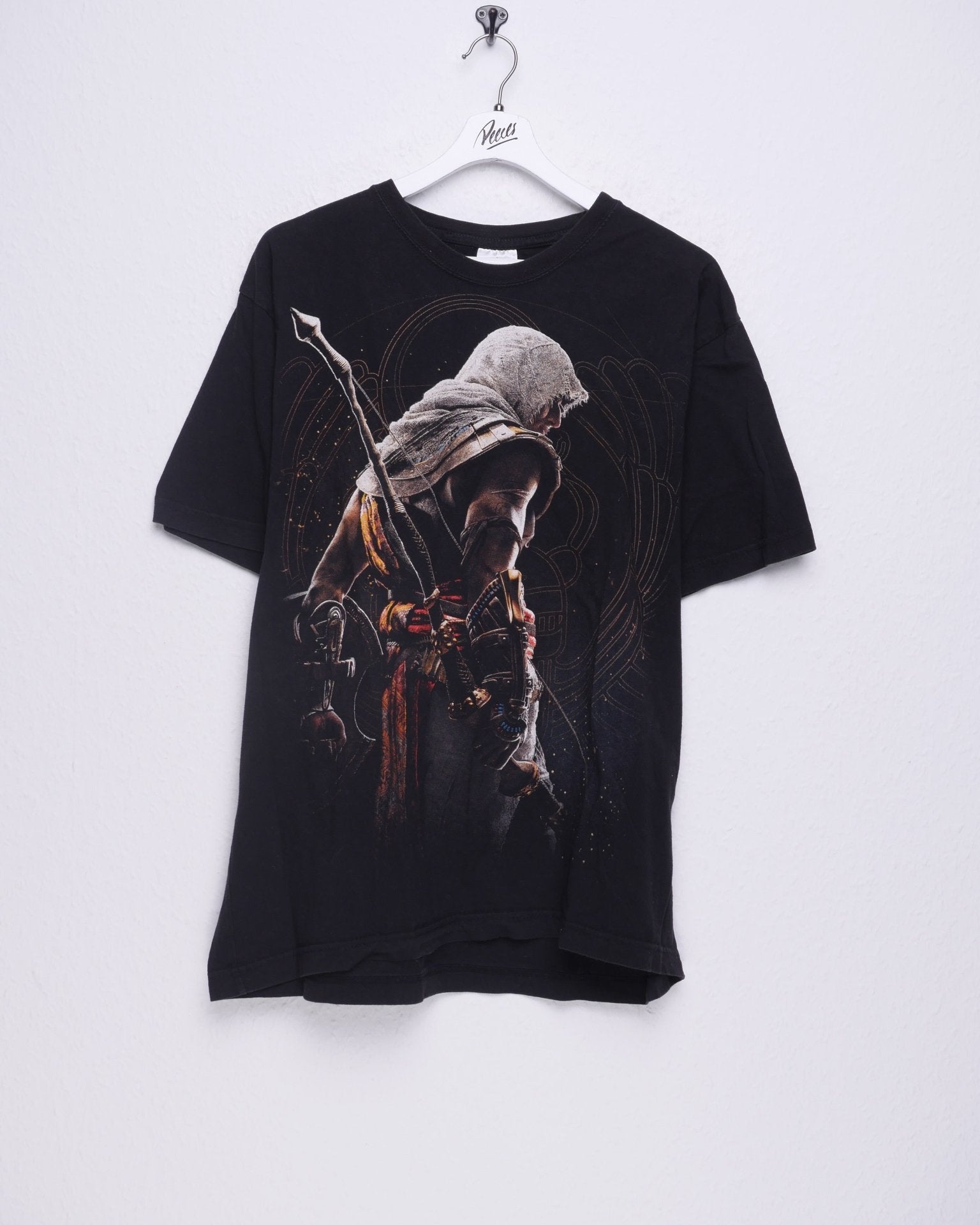 Assassin'S Creed printed Graphic black Shirt - Peeces