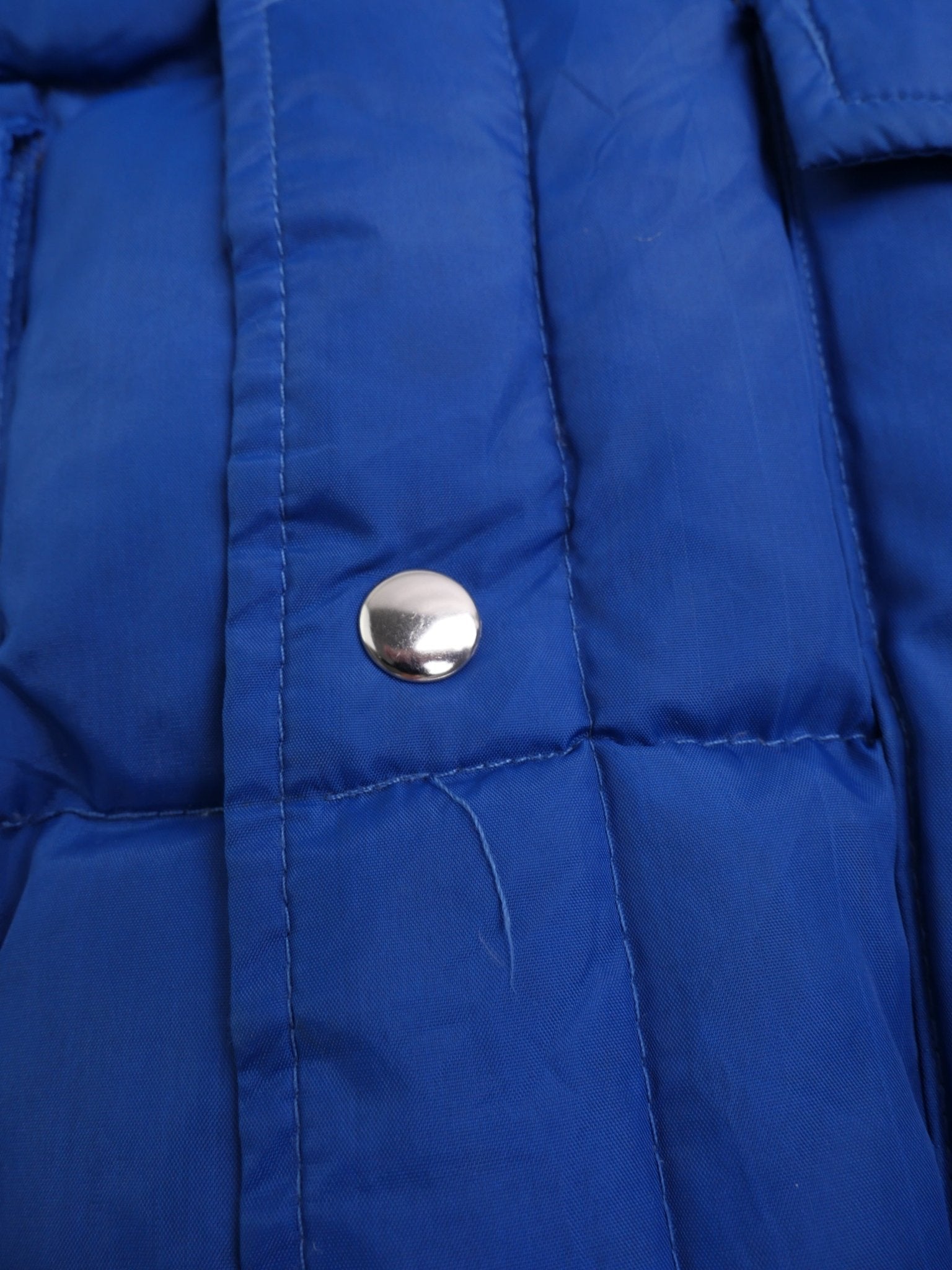 basic blue Puffer Vest Jacke - Peeces