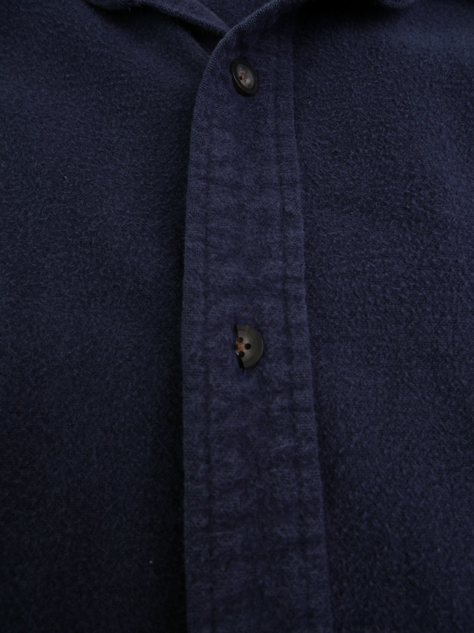 Basic blue Vintage Langarm Hemd - Peeces
