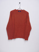 basic orange knit Sweater - Peeces