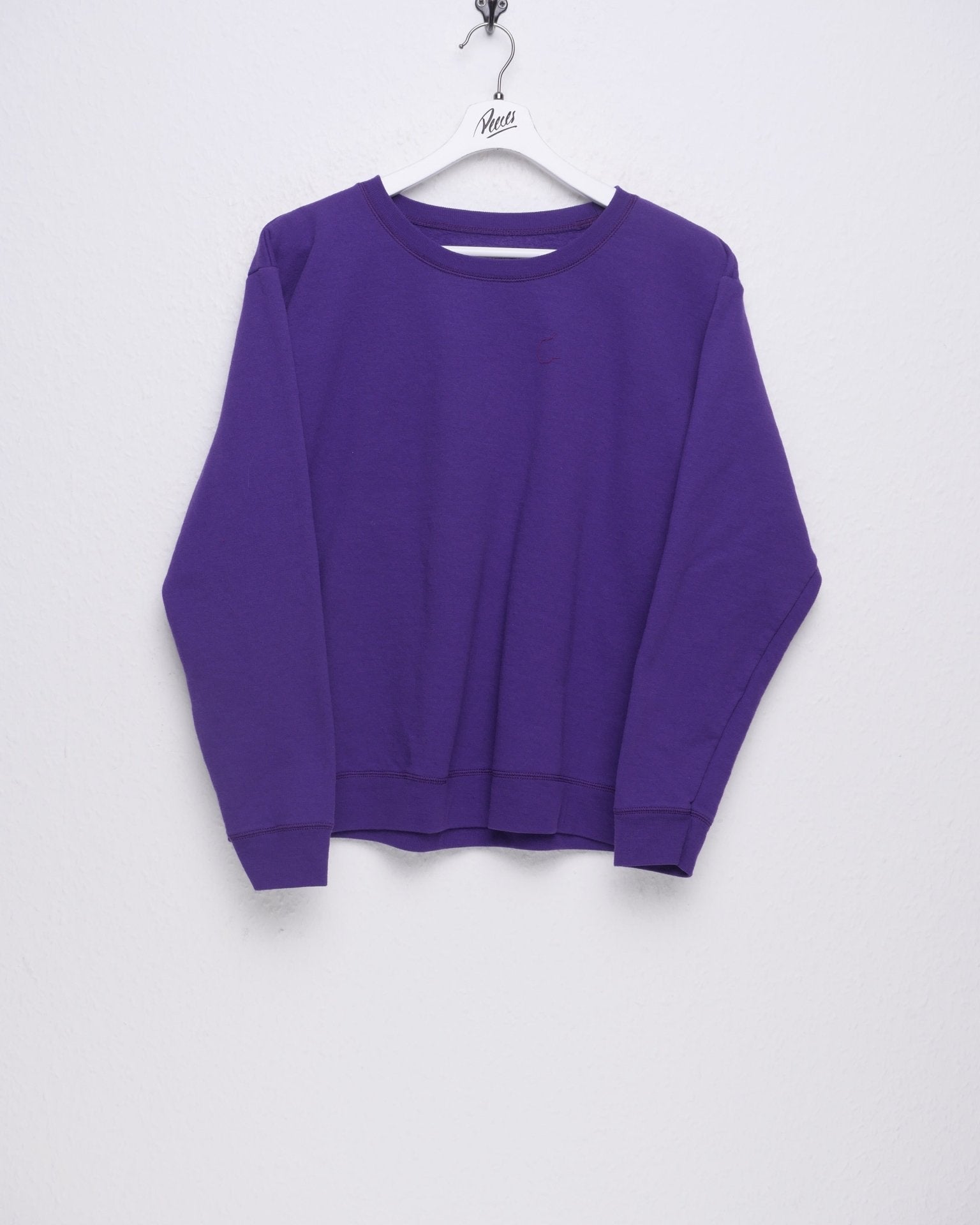 basic washed purple Sweater - Peeces