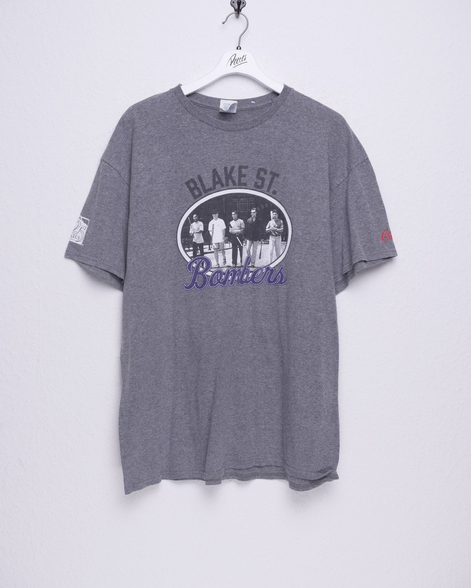 Blake St. Bombers printed Graphic grey Shirt - Peeces