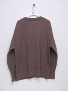blank basic brown Vintage Sweater - Peeces