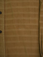 brown checkered cord Langarm Hemd - Peeces