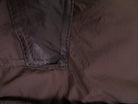 brown vest wih leather Jacke - Peeces