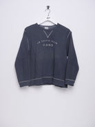 Calvin Klein embroidered Spellout grey Sweater - Peeces