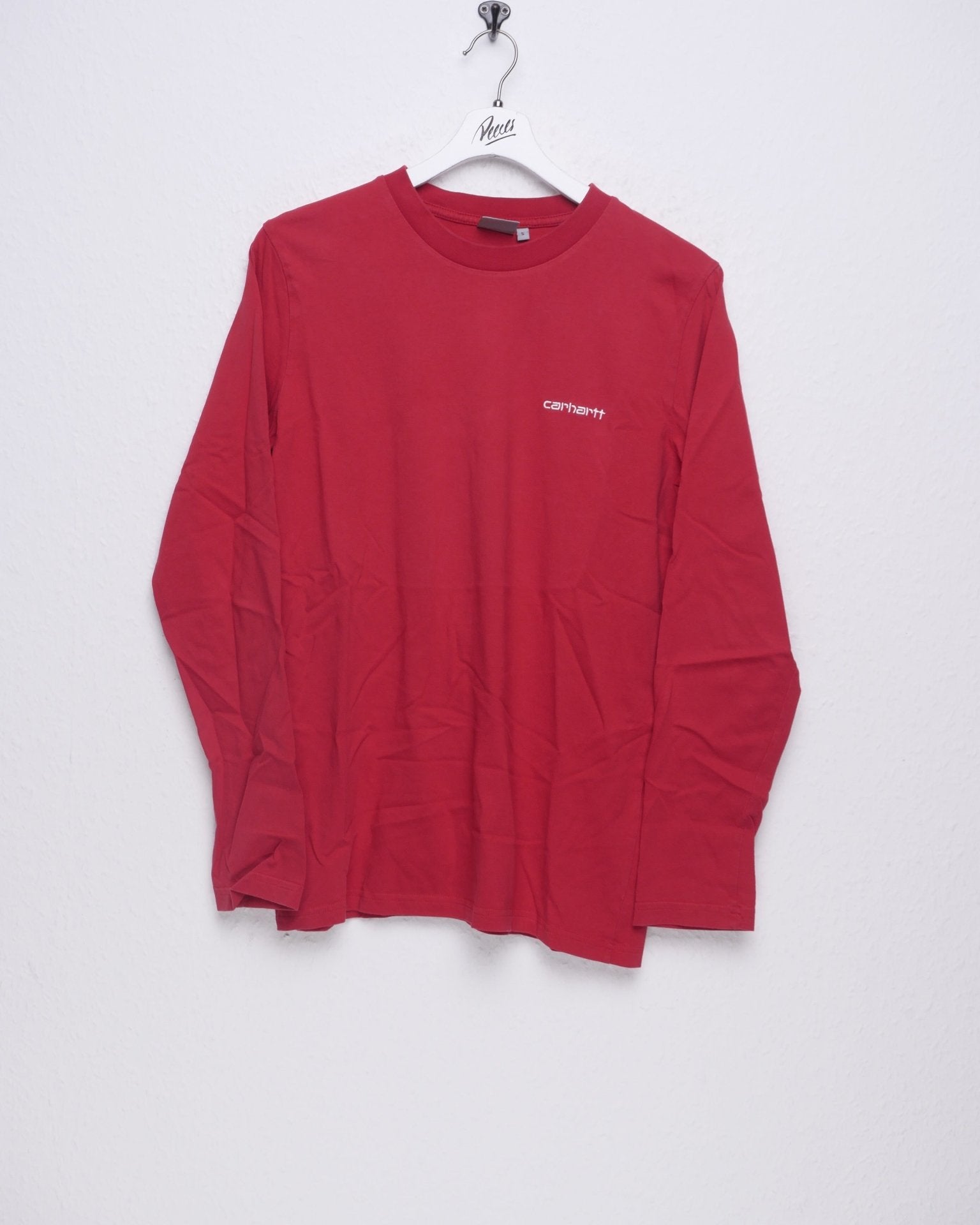 Carhartt embroidered Spellout Vintage L/S Shirt - Peeces