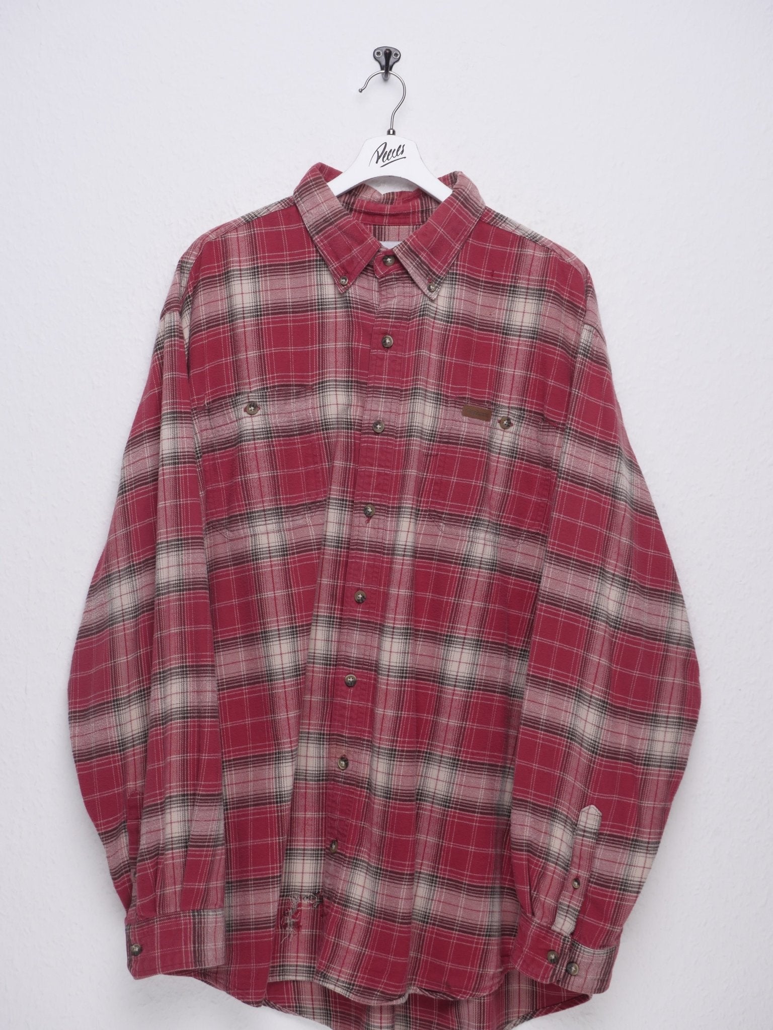 Carhartt patched Logo checkered Vintage Langarm Hemd - Peeces