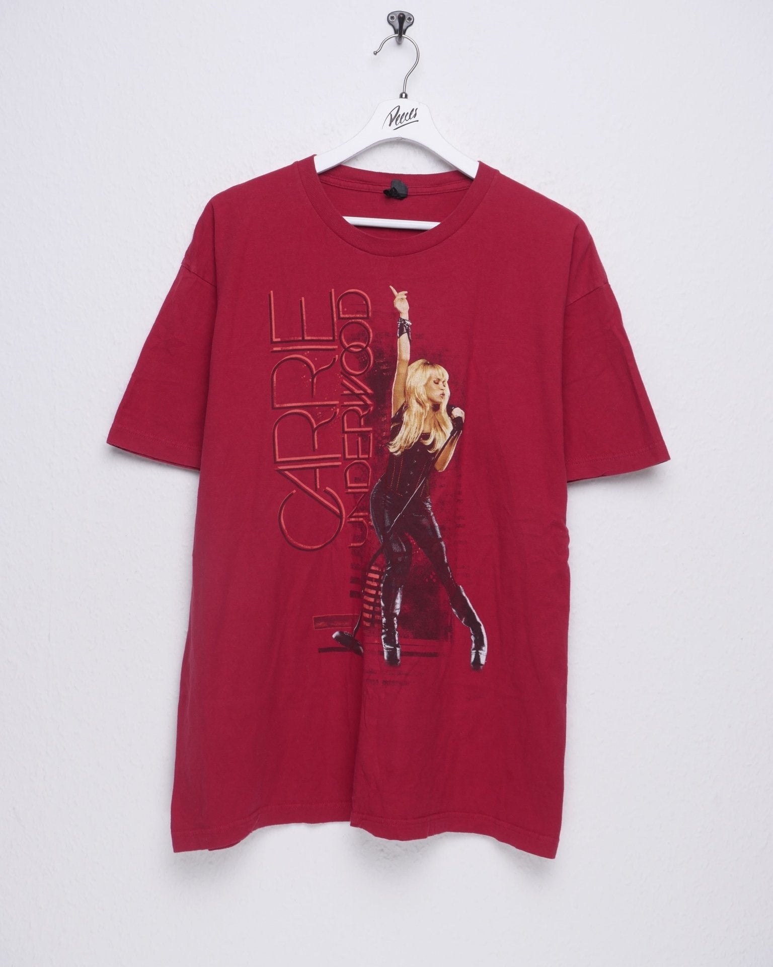 Carrie Underwood Tour 2015 printed Graphic red Shirt - Peeces