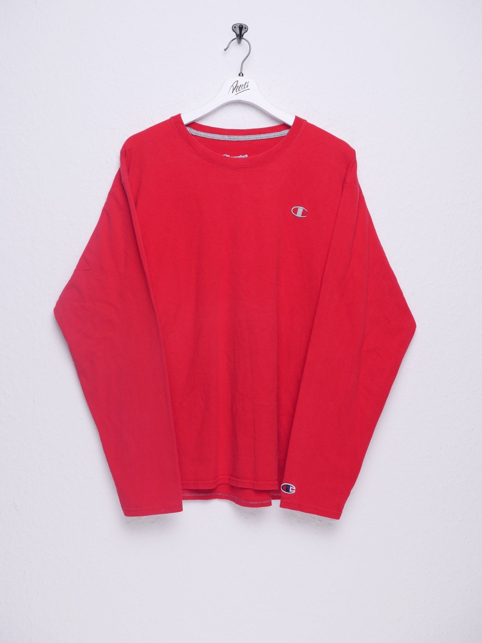 champion embroidered Logo L/S Shirt - Peeces