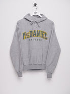 Champion embroidered Logo 'McDaniel' grey Hoodie - Peeces