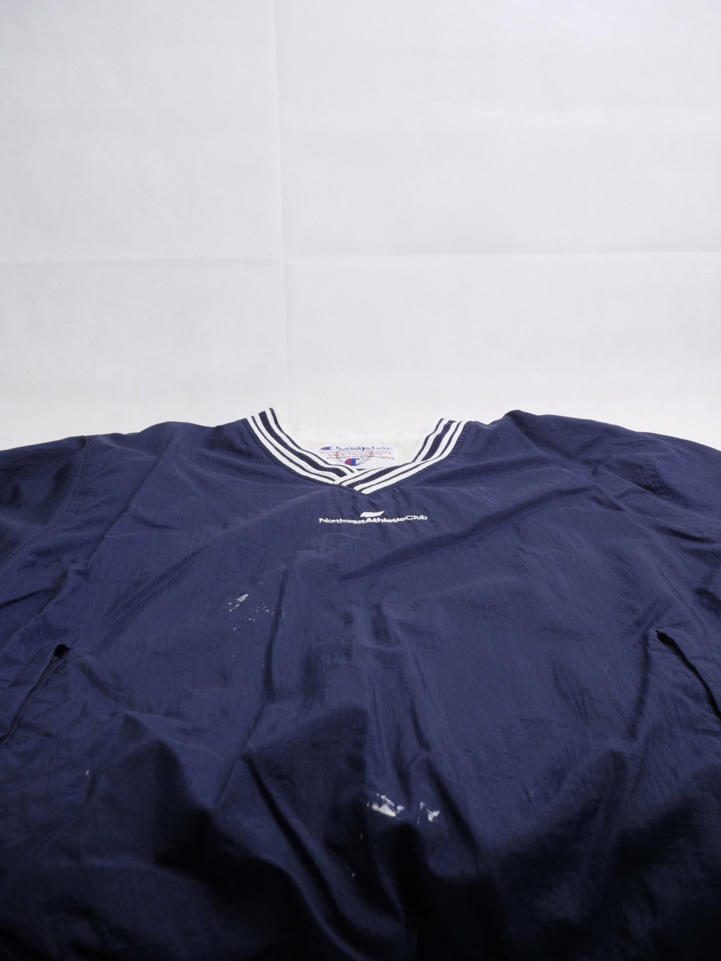 Champion embroidered Logo 'Northwest Athletic Club' navy Jersey Sweater - Peeces