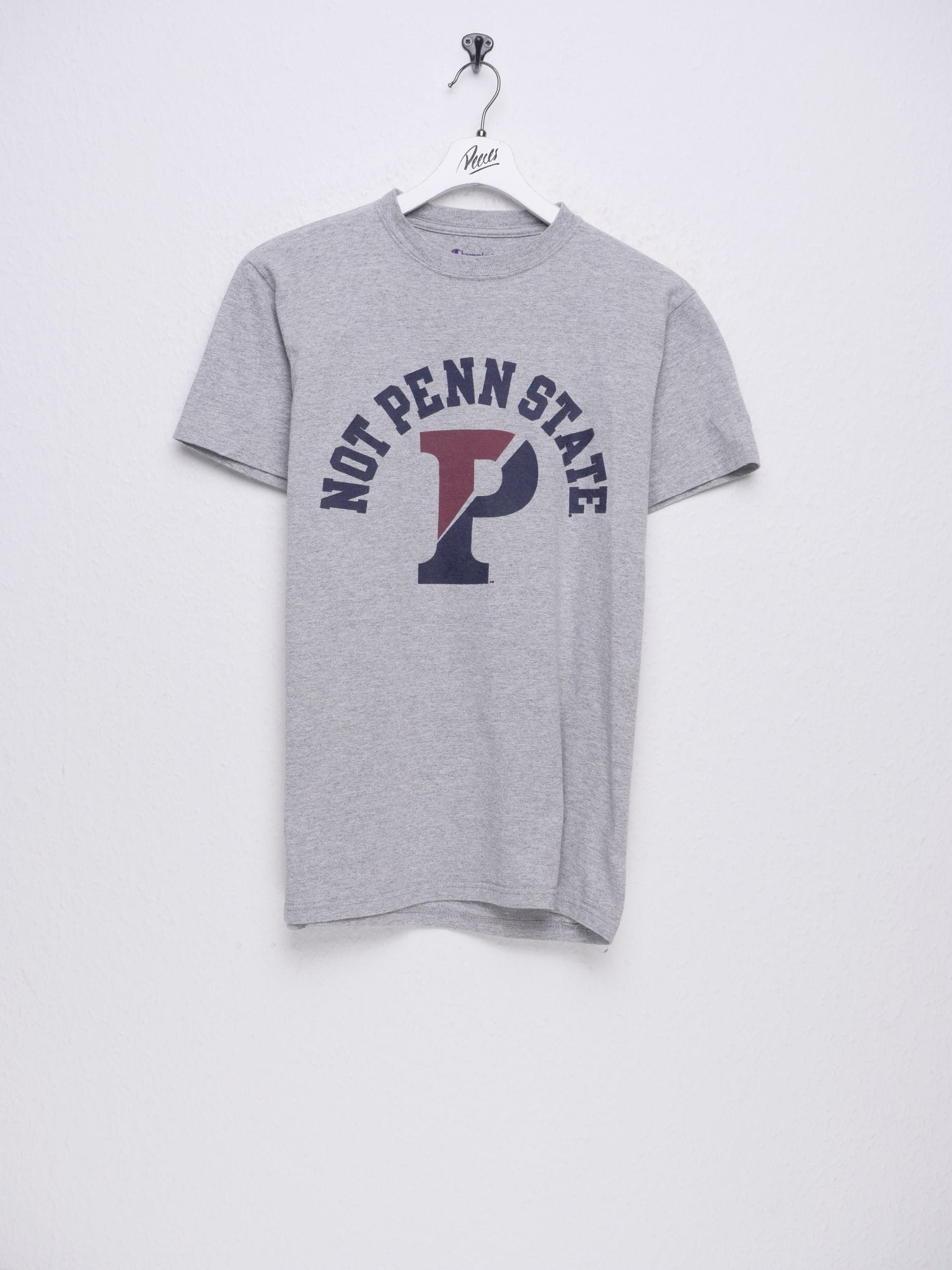 Champion embroidered Logo 'Not Penn State' grey Shirt - Peeces
