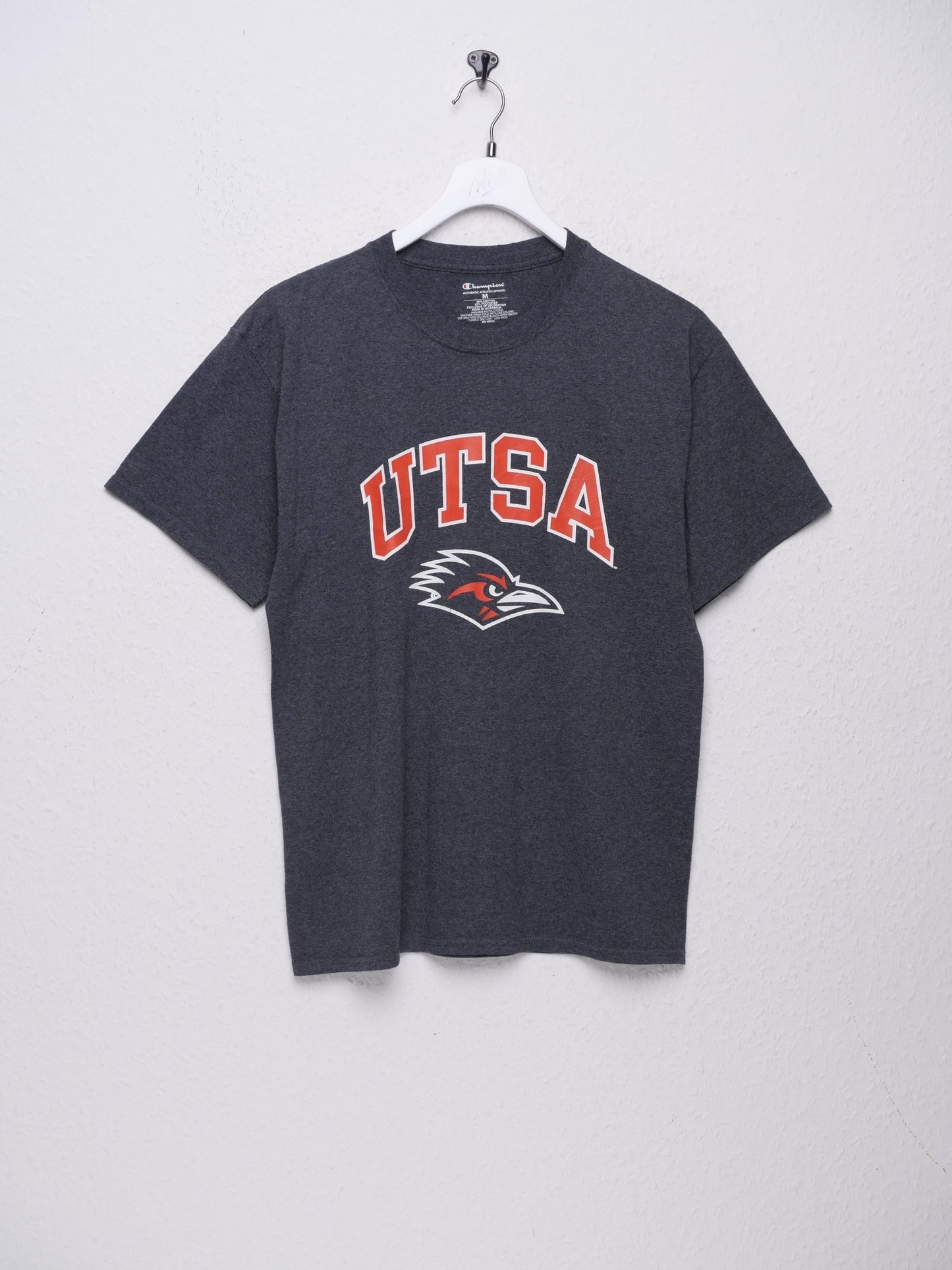Champion embroidered Logo 'UTSA' grey Shirt - Peeces