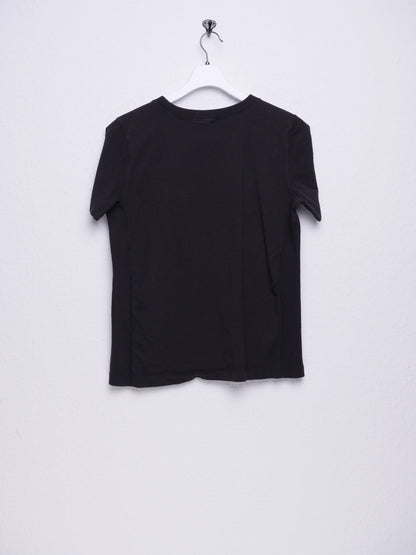 champion embroidered Spellout black Shirt - Peeces