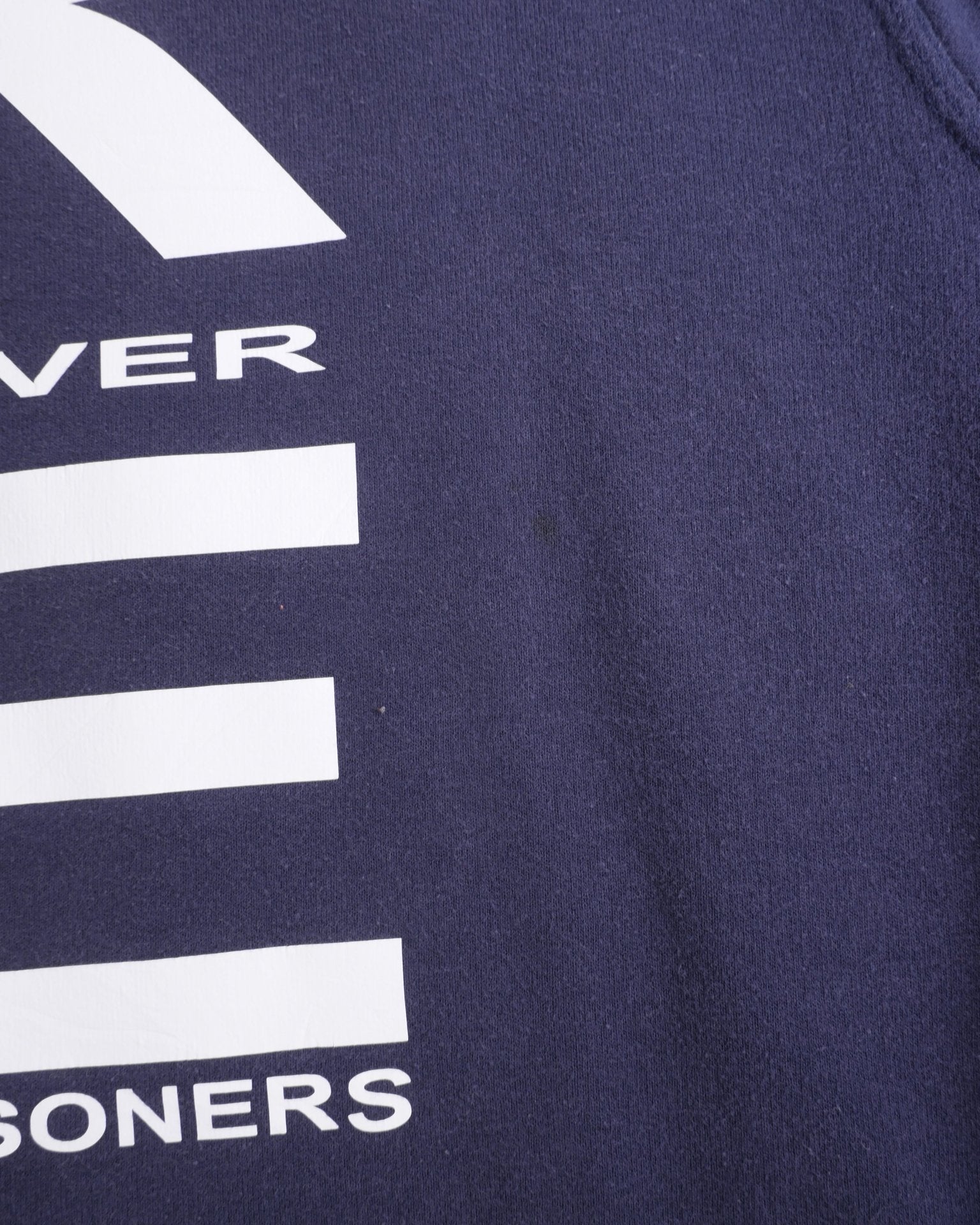 Champion 'Free Larry Hoover' printed Graphic navy Sweater - Peeces