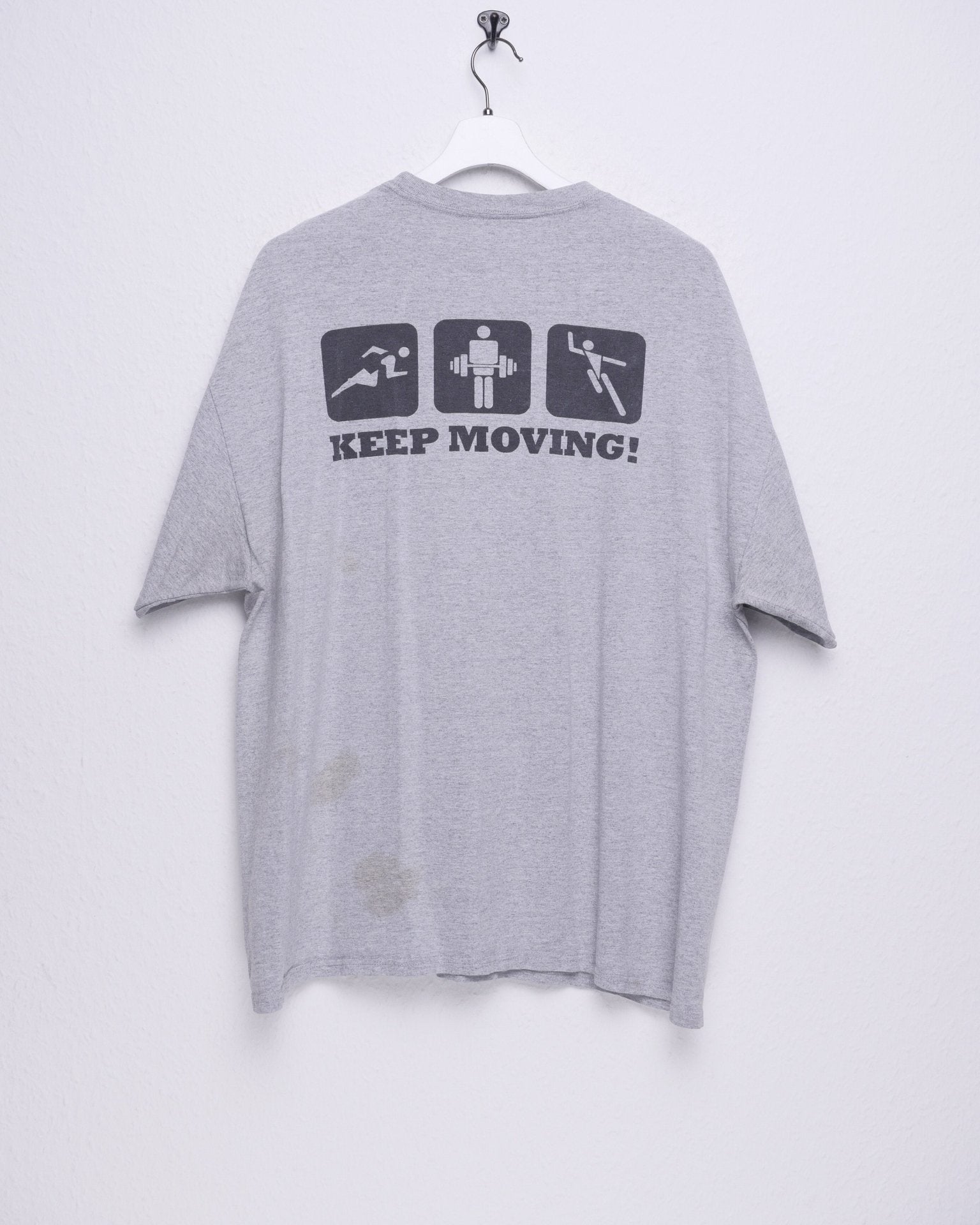 champion 'Riverview Rehhab & Fitness Center' printed Logo grey Shirt - Peeces