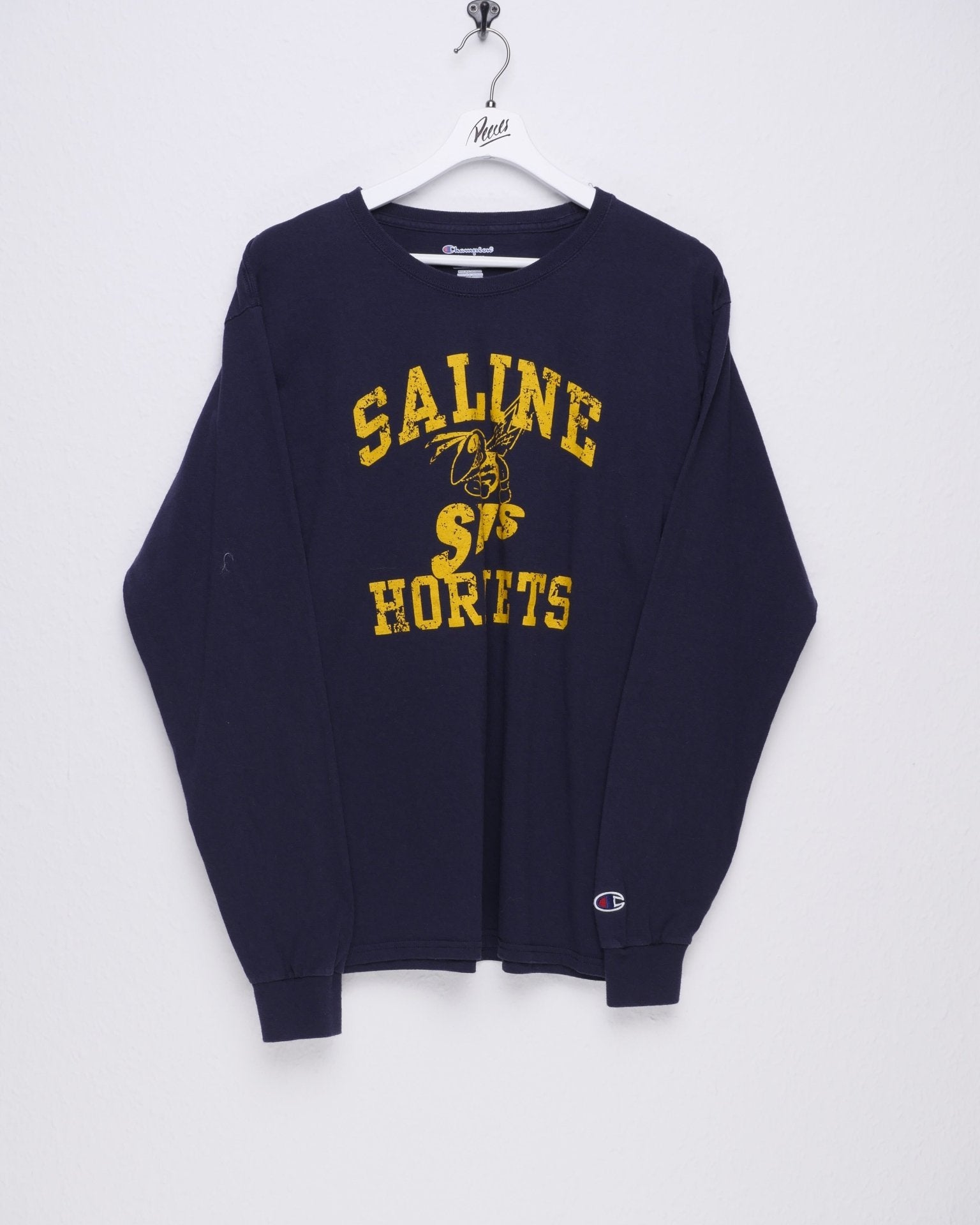 champion Saline Hornets printed Logo L/S Shirt - Peeces