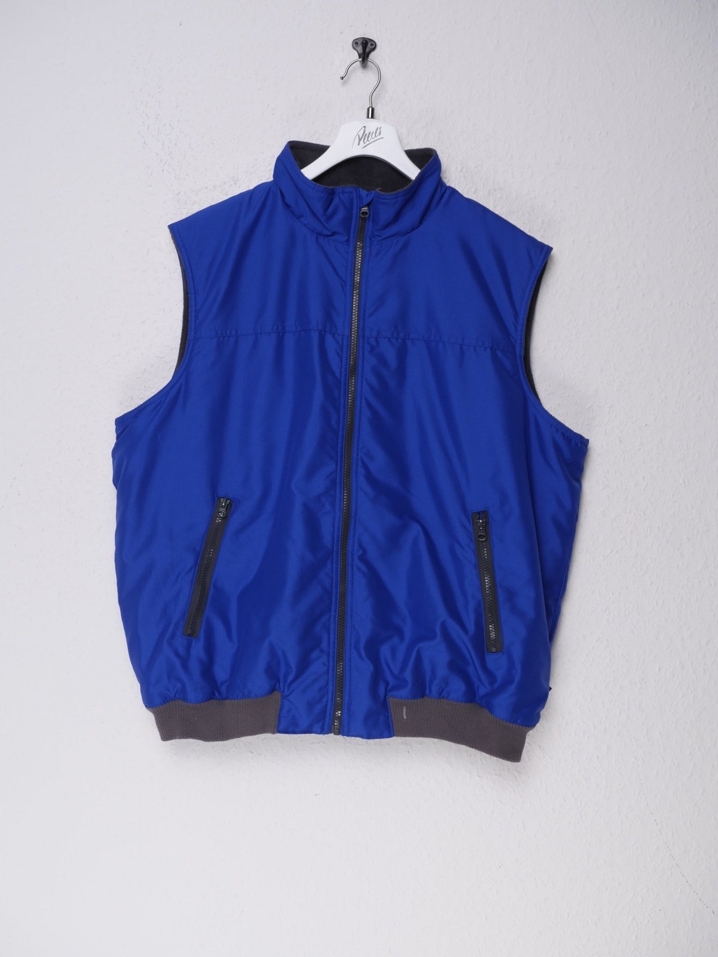 Chaps basic plain blue Vest Jacket - Peeces