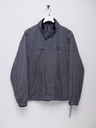 Chaps embroidered Logo grey thick Wind Jacket - Peeces