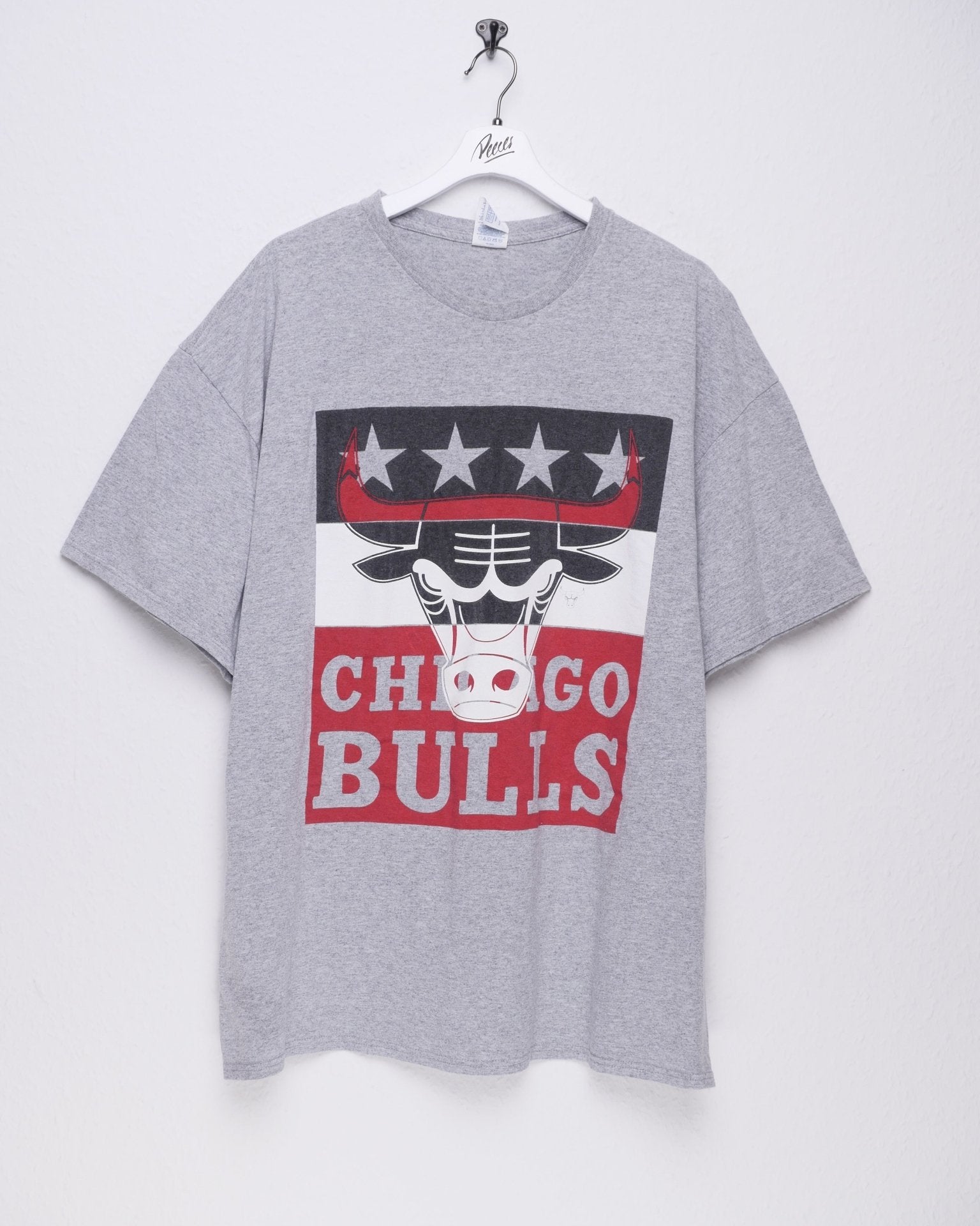 Chicago Bulls printed Logo grey Shirt - Peeces