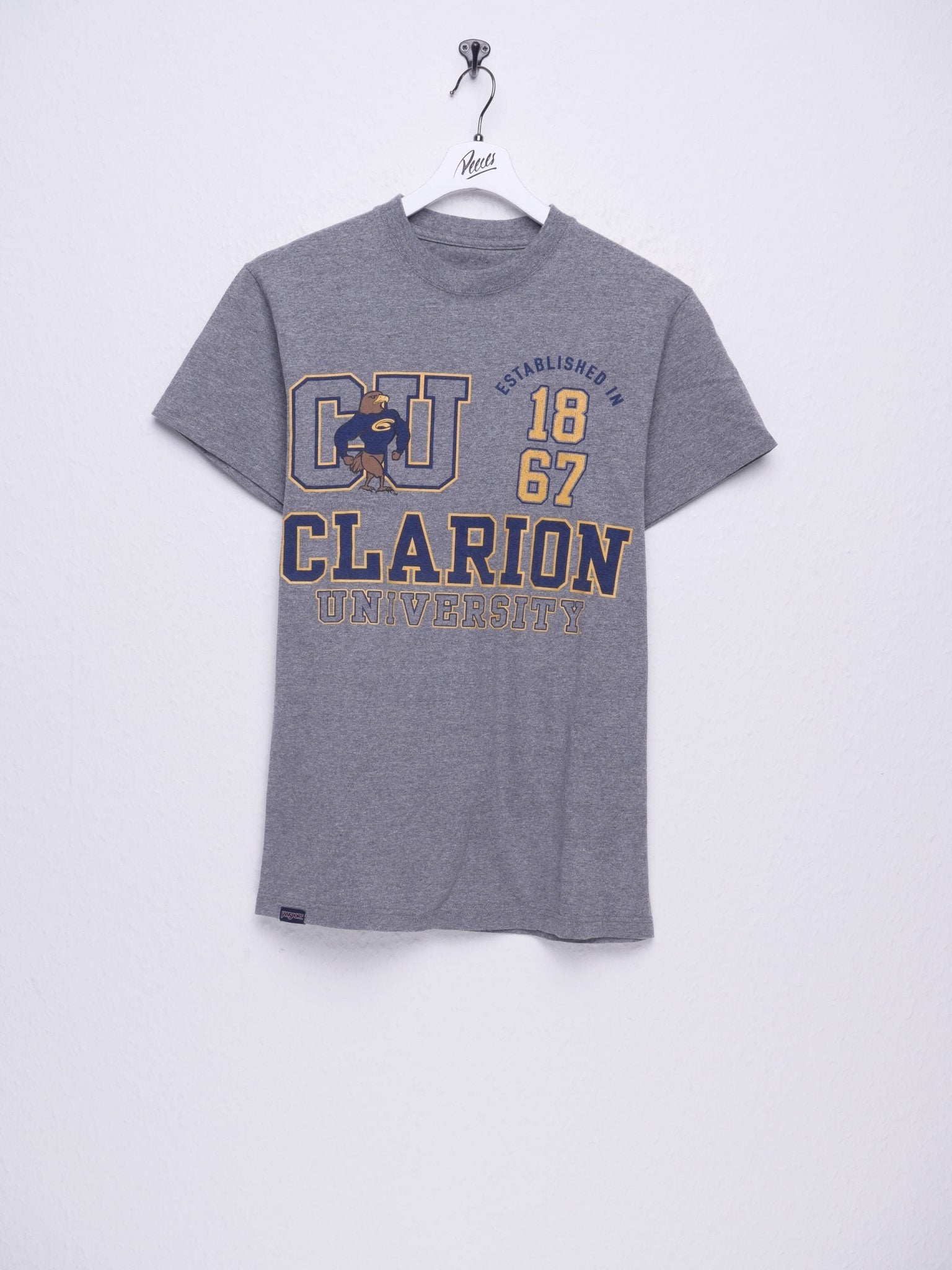 Clarion University printed Spellout grey Shirt - Peeces