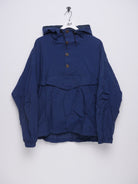 Columbia embroidered Logo navy Half buttoned Track Jacke - Peeces