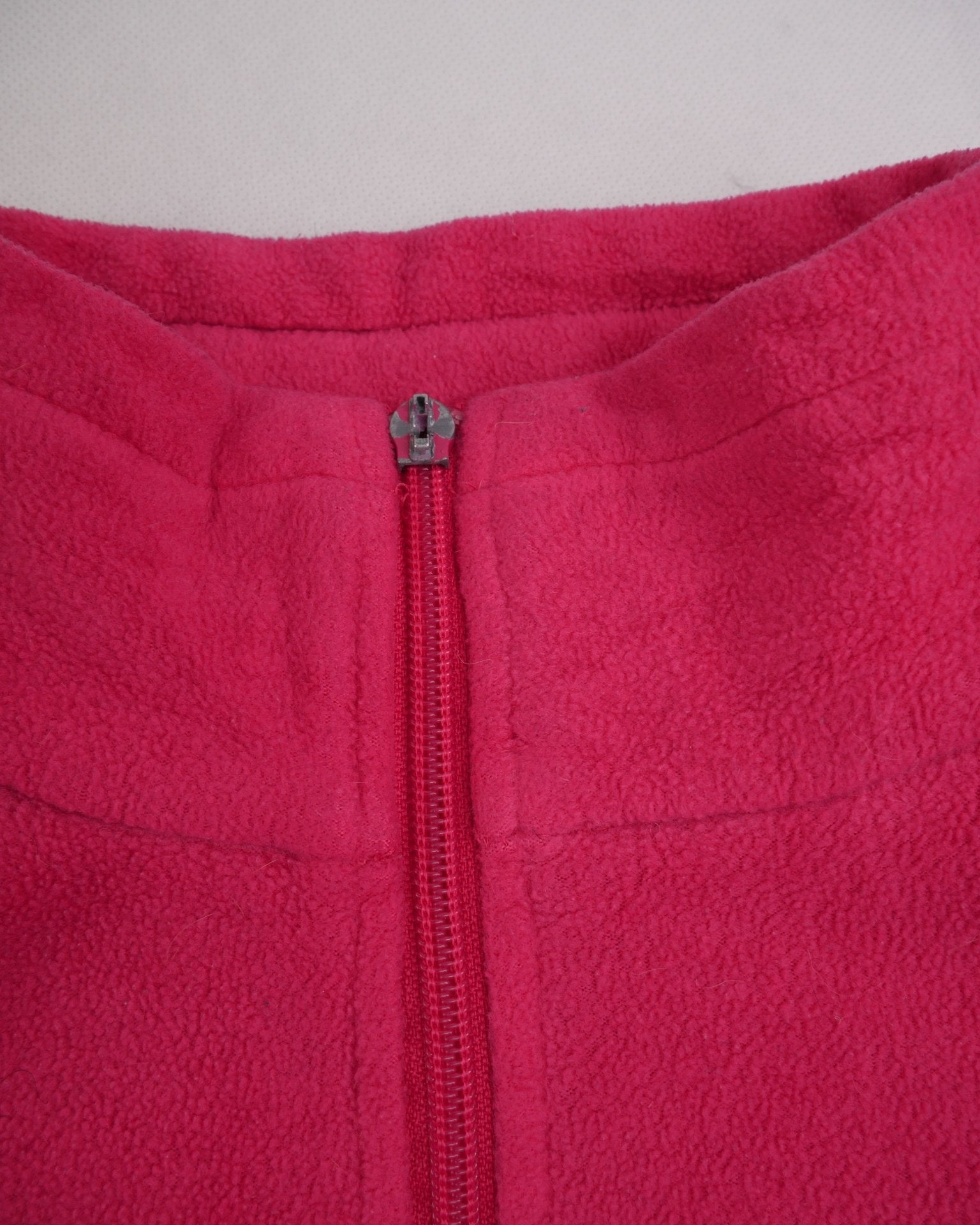 Columbia embroidered Spellout pink Fleece Jacke - Peeces