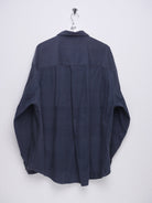 Corduroy blue Flannel Vintage Langarm Hemd - Peeces