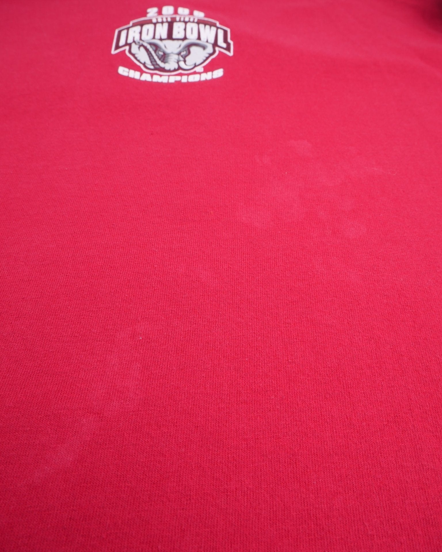 Delta Iron Bowl 2009 Champions printed Graphic red Shirt - Peeces