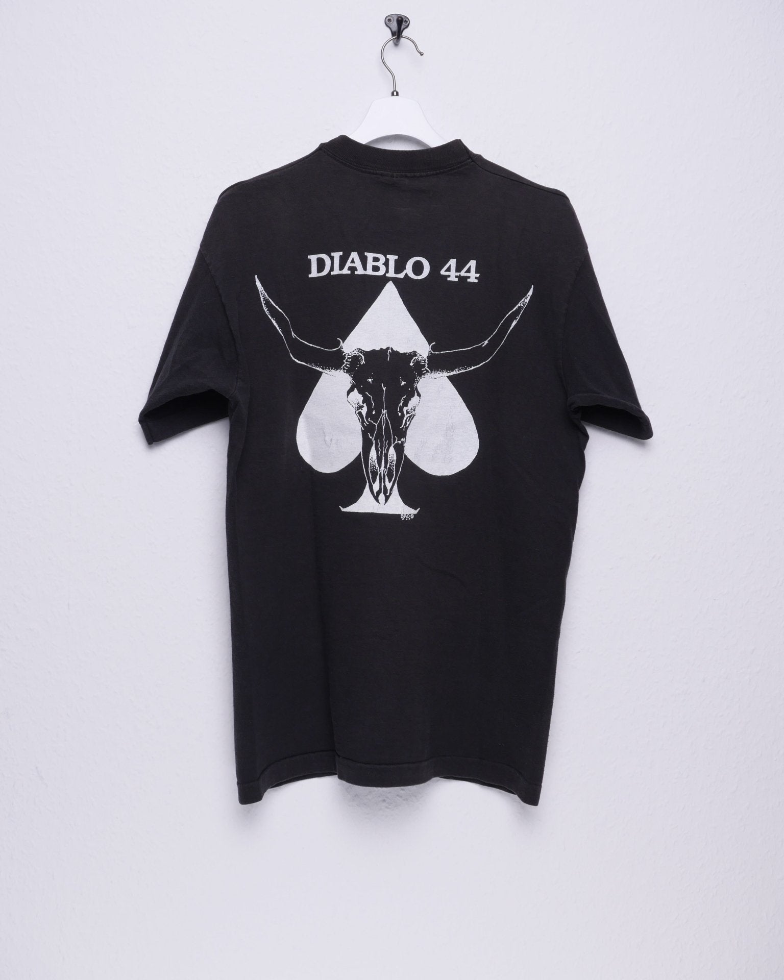 Diablo 44 printed Logo washed Vintage Shirt - Peeces