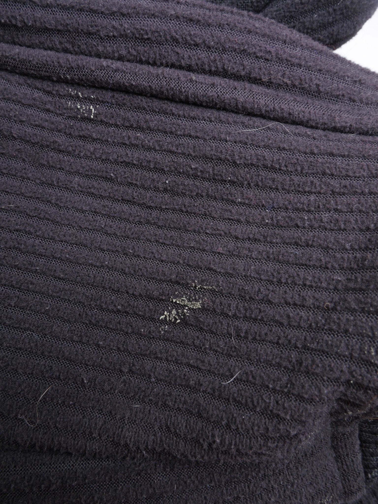 dickies patched Logo Vintage black wool Jacke - Peeces