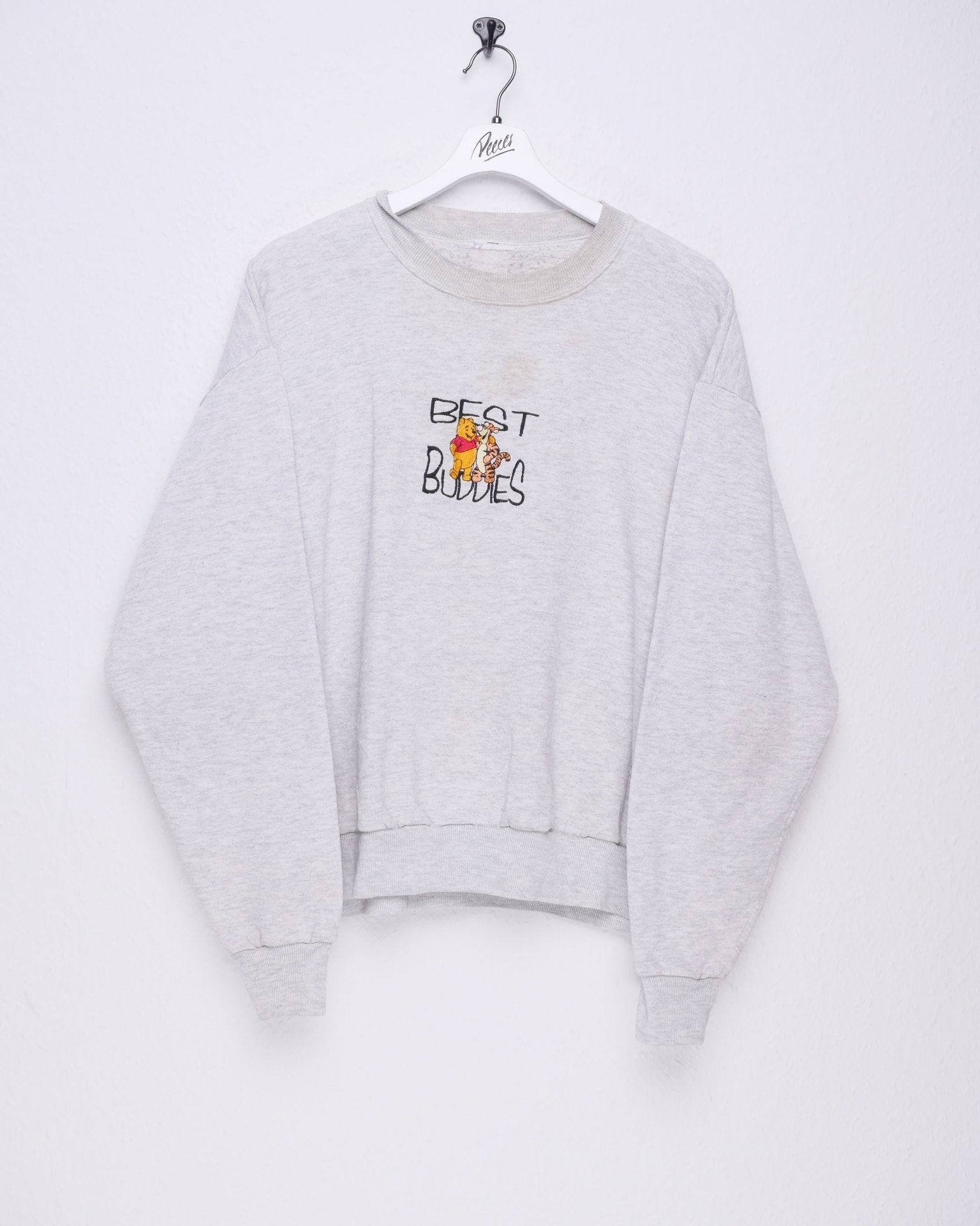 disney 'Best Buddies' embroidered Graphic grey Sweater - Peeces