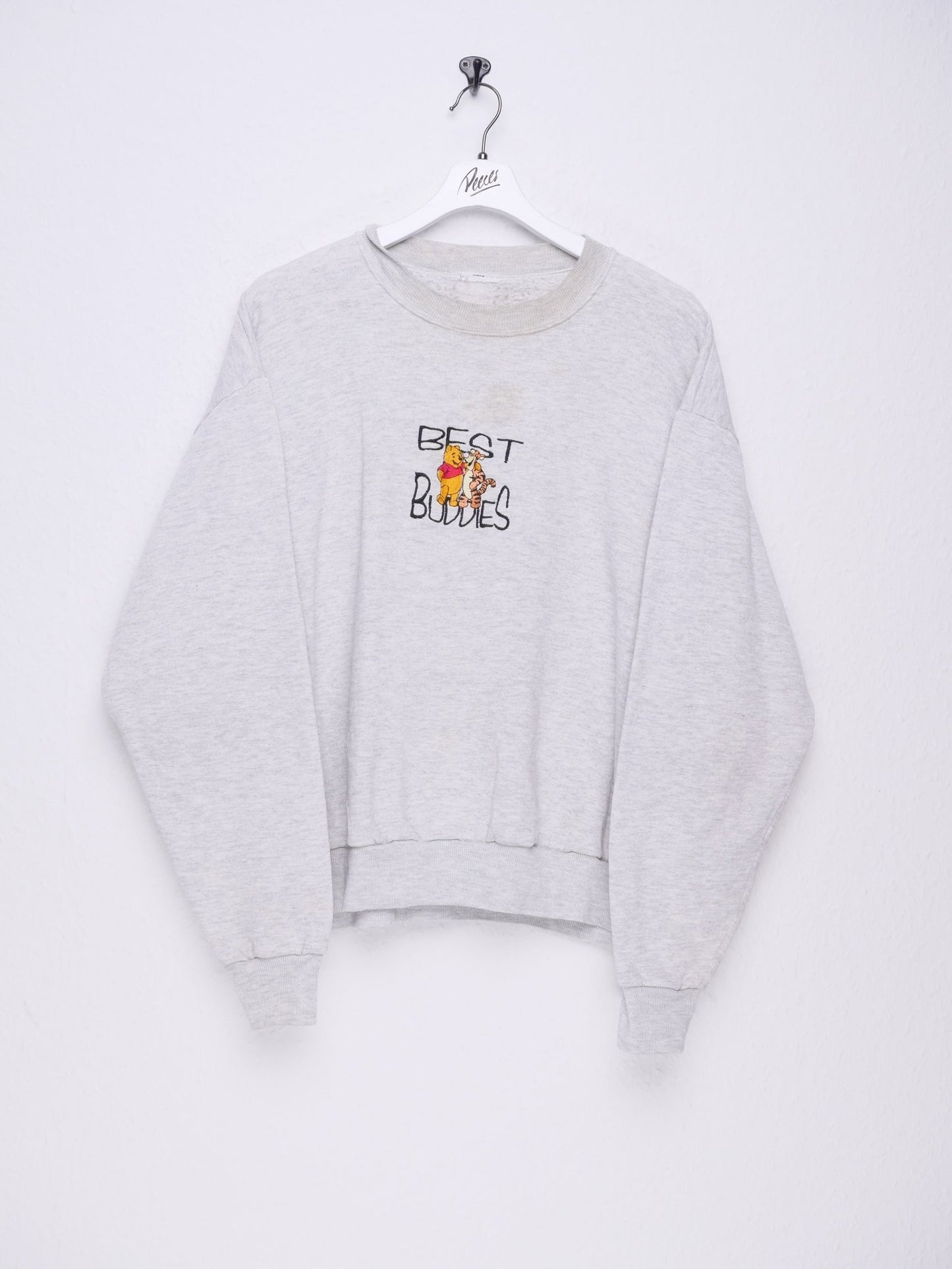 disney 'Best Buddies' embroidered Graphic grey Sweater - Peeces