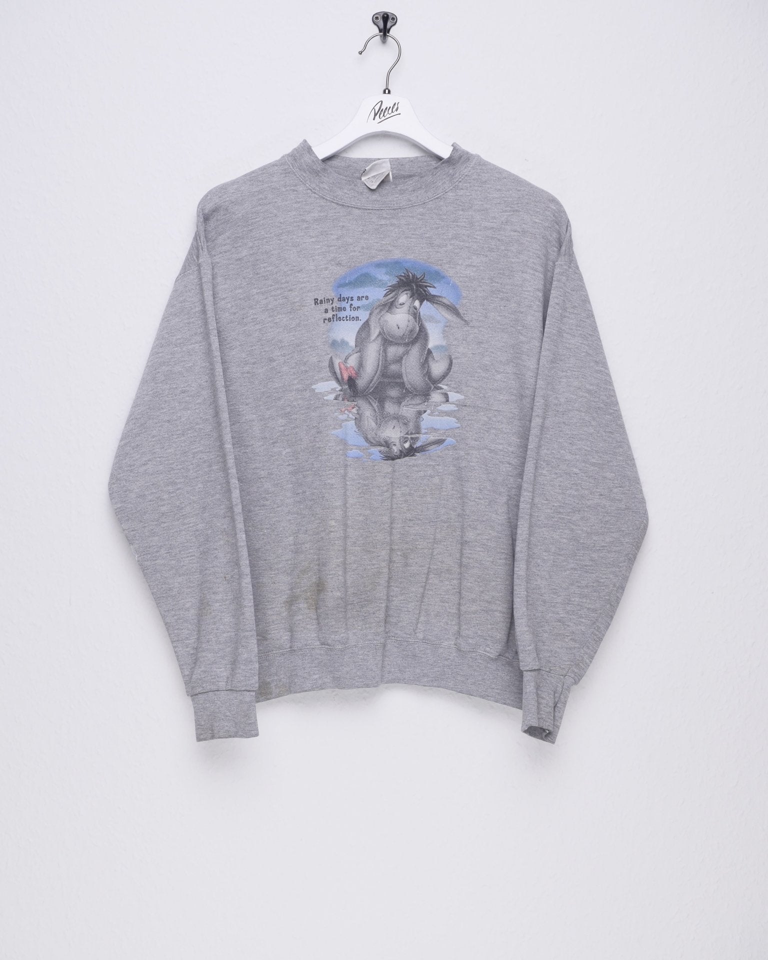disney Eeyore 'Rany Days area Time for Reflection' printed Graphic Sweater - Peeces